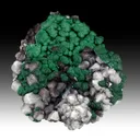 Malachite with Quartz - image 1