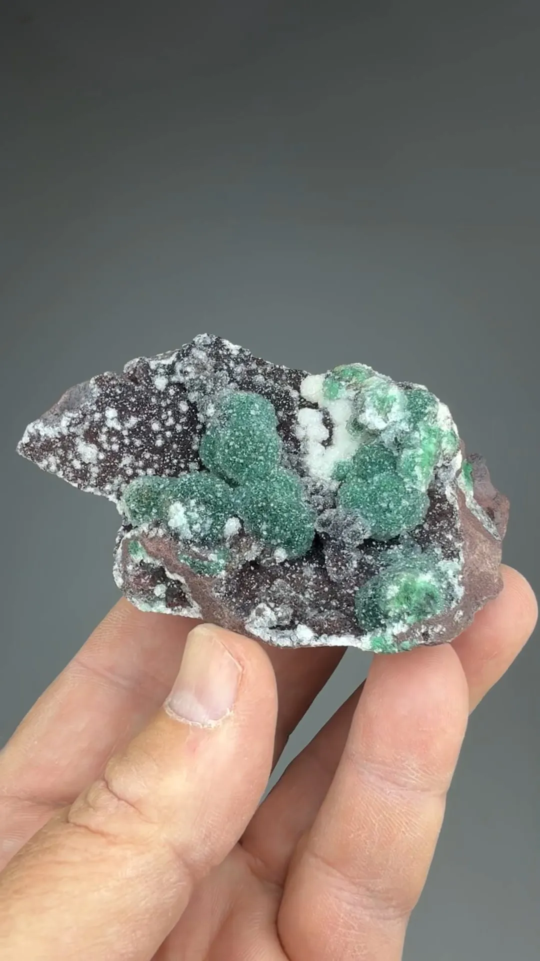 Malachite with Quartz - image 2