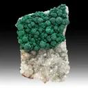 Malachite with Quartz - image 1