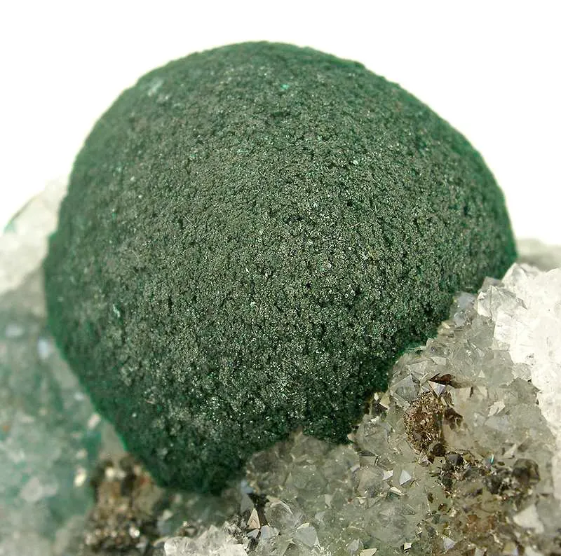 Malachite With Quartz - image 3