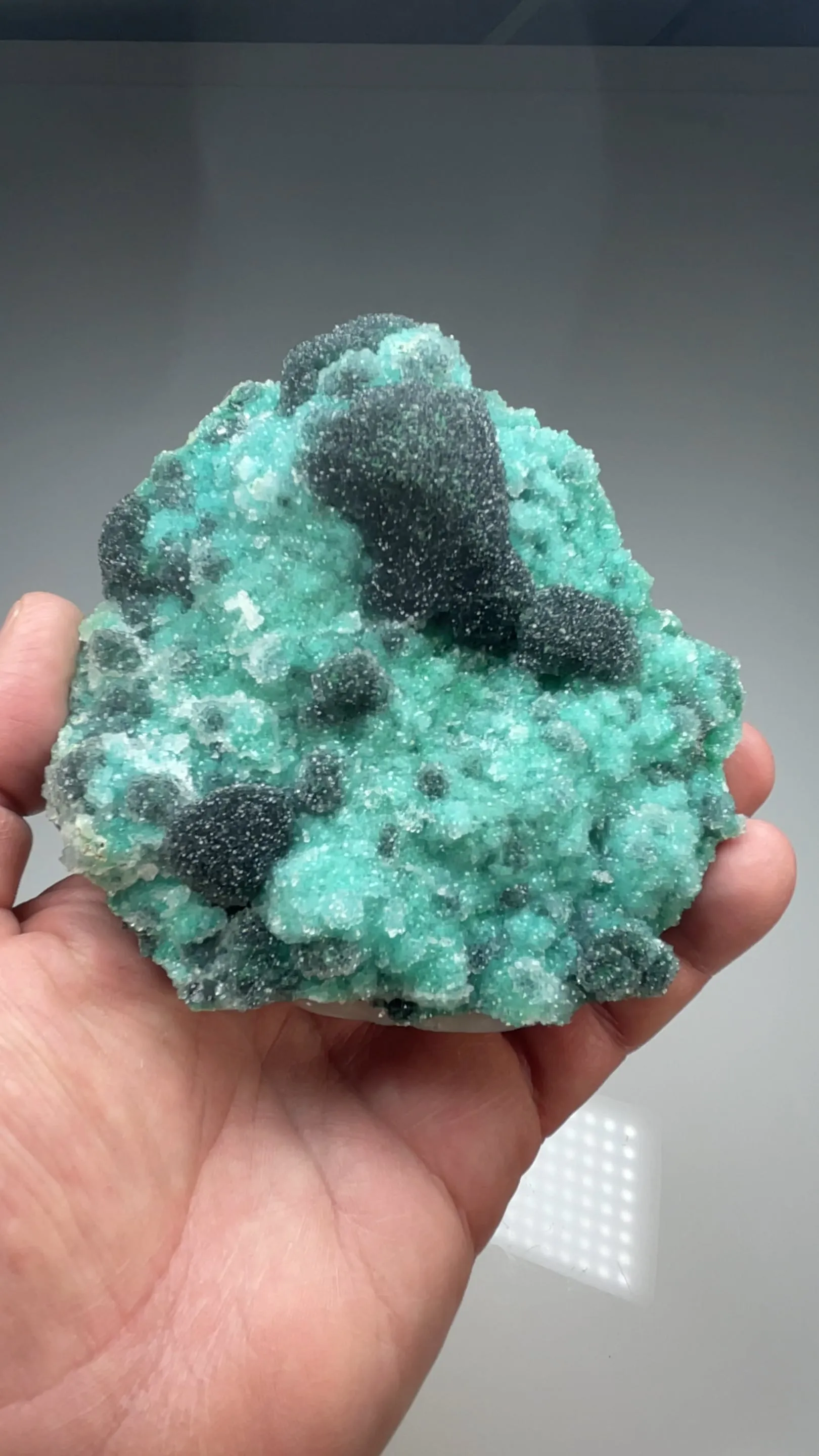 Malachite with Quartz - image 2