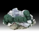 Malachite with Quartz - image 1