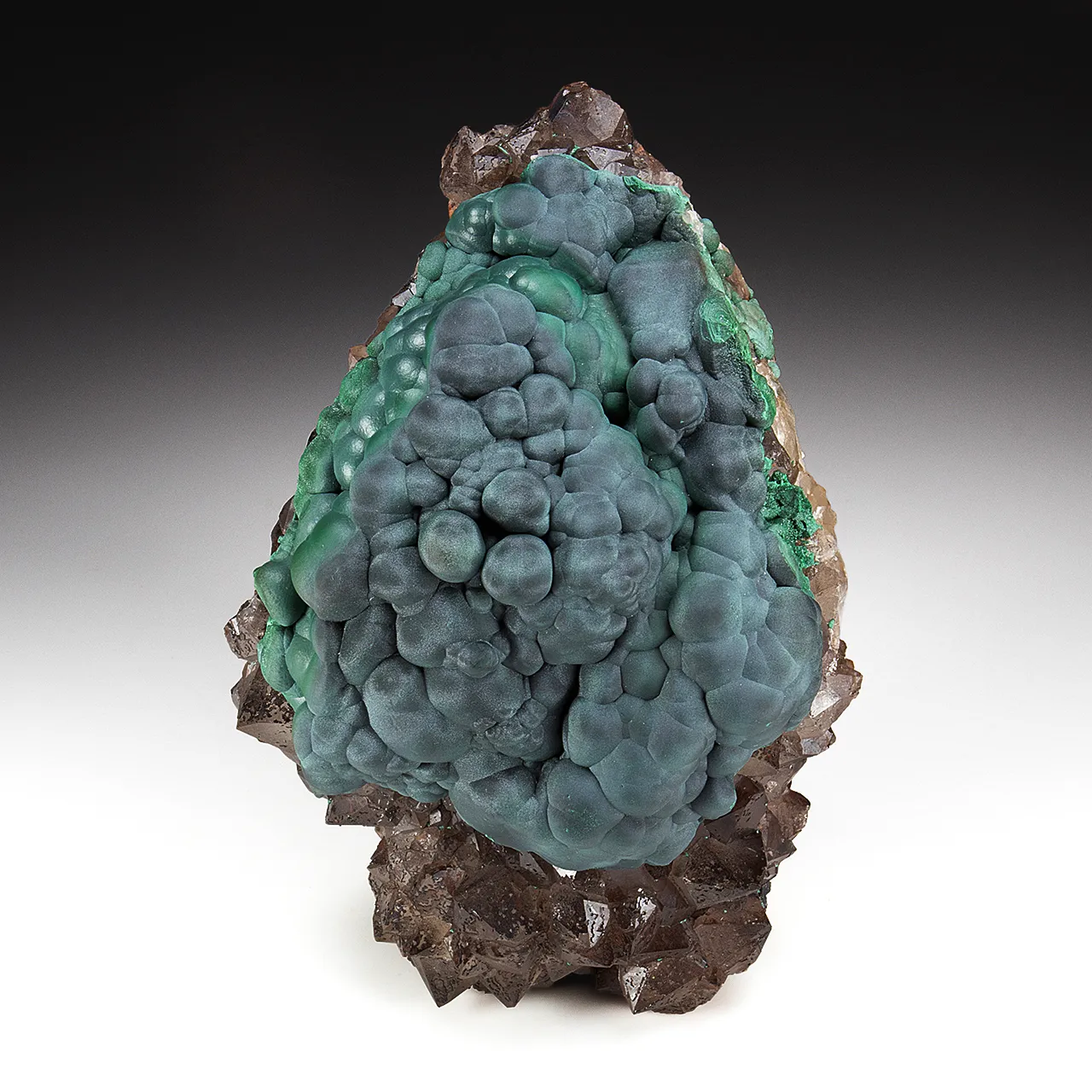 Malachite with Quartz - image 1