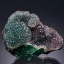 Malachite with Quartz - image 1