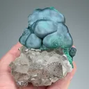 Malachite with Quartz - image 2