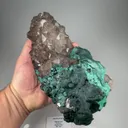 Malachite with Quartz - image 2