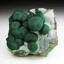 Malachite with Quartz - image 1