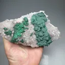 Malachite with Quartz - image 2