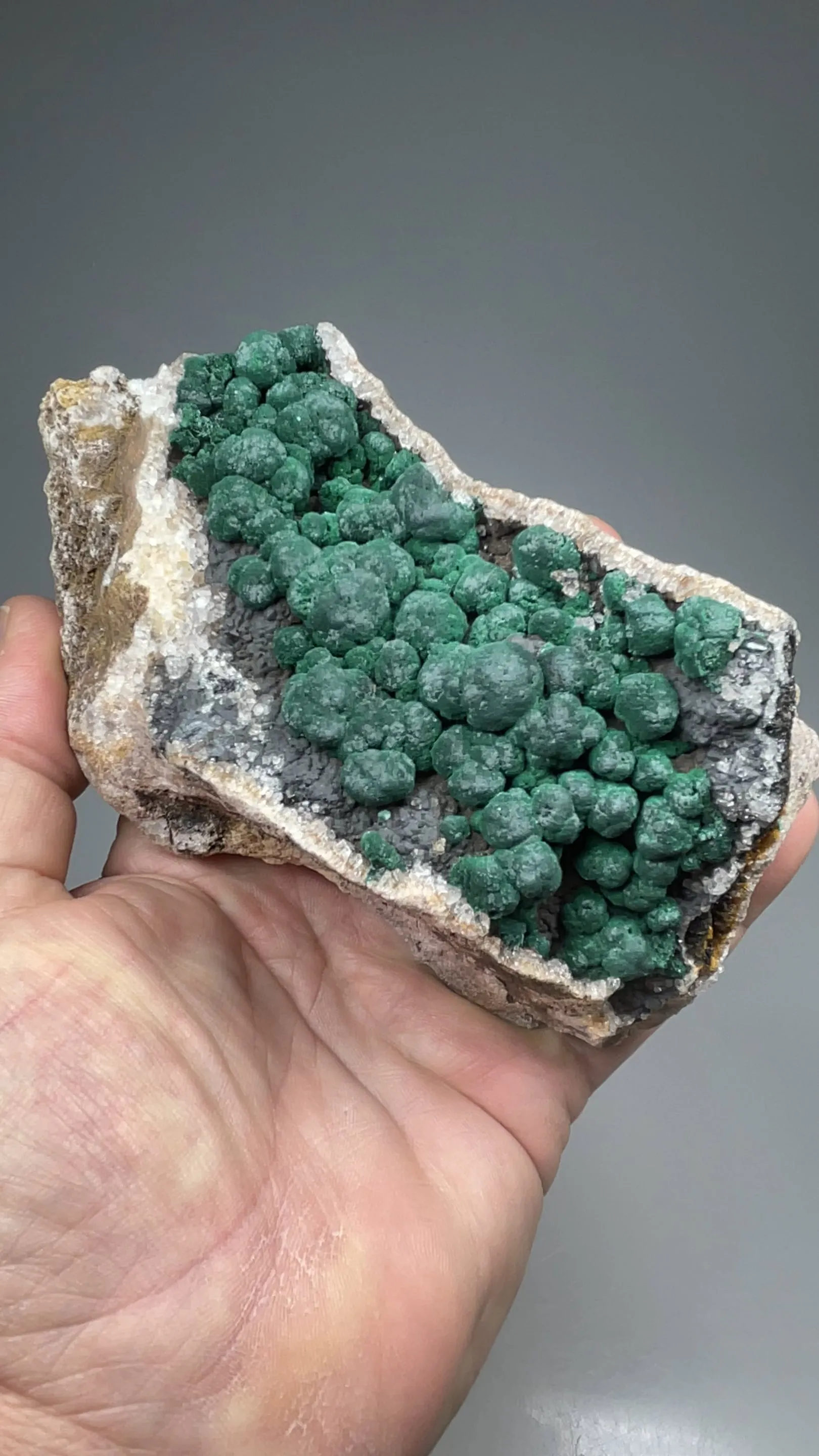 Malachite with Quartz - image 2
