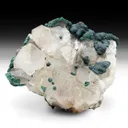 Malachite with Quartz - image 1