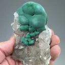 Malachite with Quartz - image 2