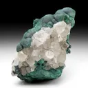 Malachite with Quartz - image 1