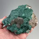 Malachite with Quartz - image 2