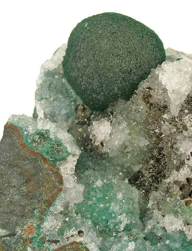 Malachite With Quartz - image 2