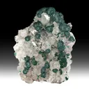 Malachite with Quartz - image 1
