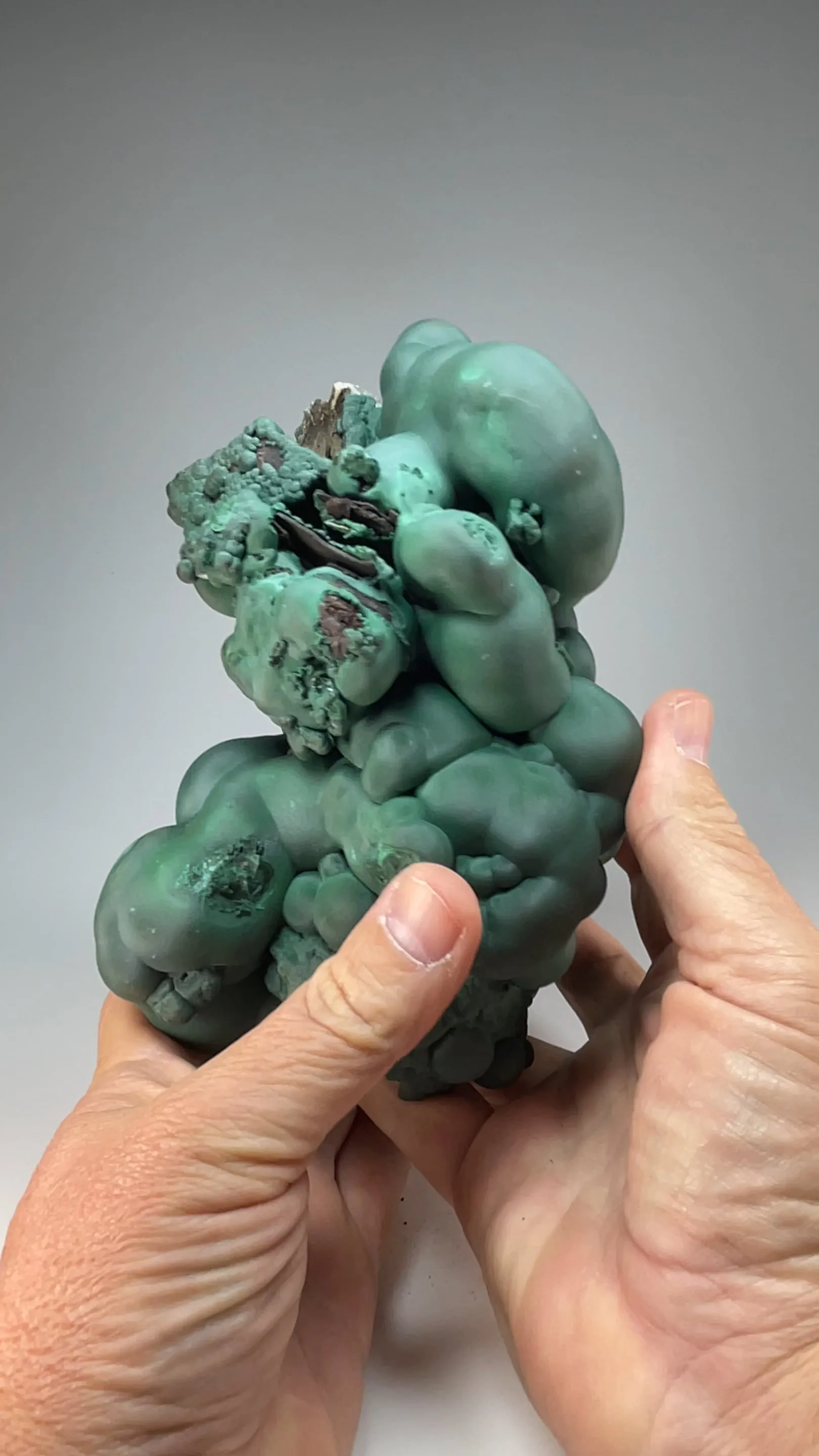 Malachite with Quartz - image 2