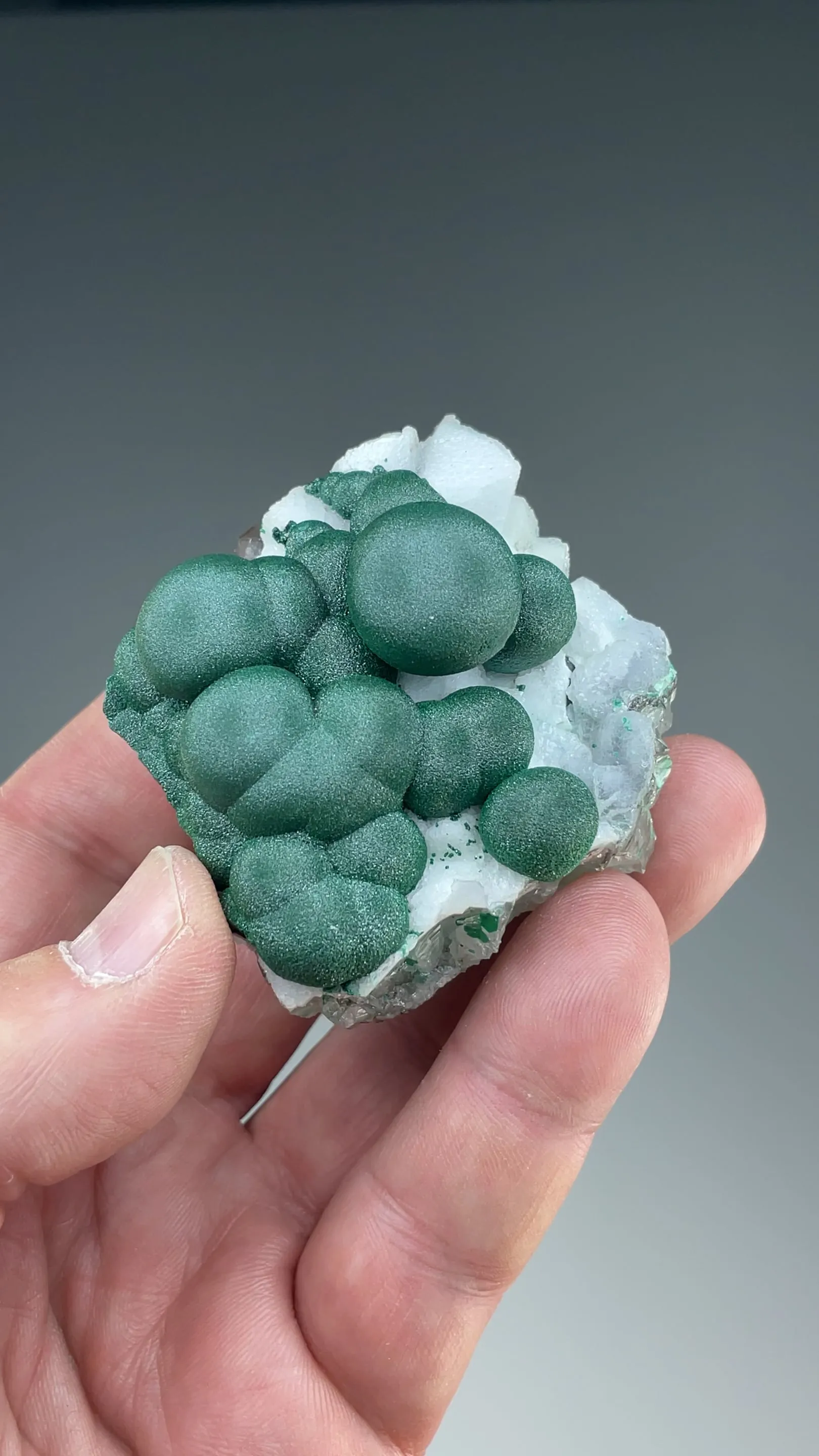 Malachite with Quartz - image 2