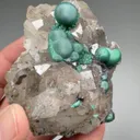 Malachite with Quartz - image 2
