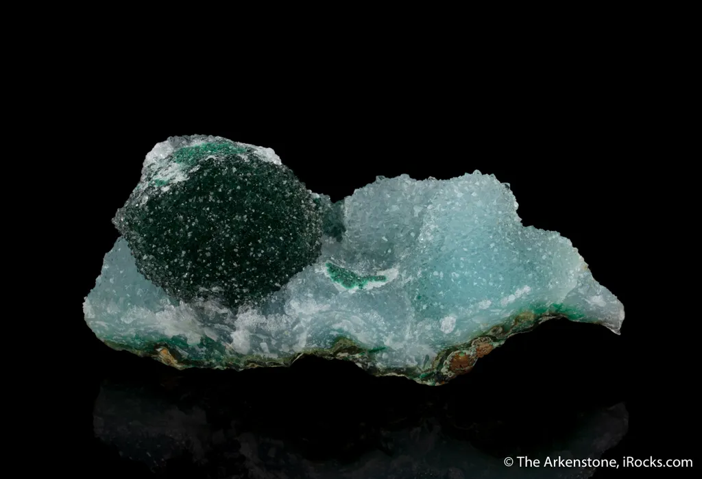 Malachite with Quartz image