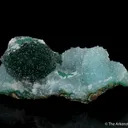 Malachite with Quartz - image 1