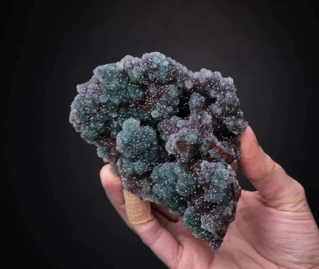 Malachite with Quartz - image 2