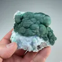 Malachite with Quartz - image 2