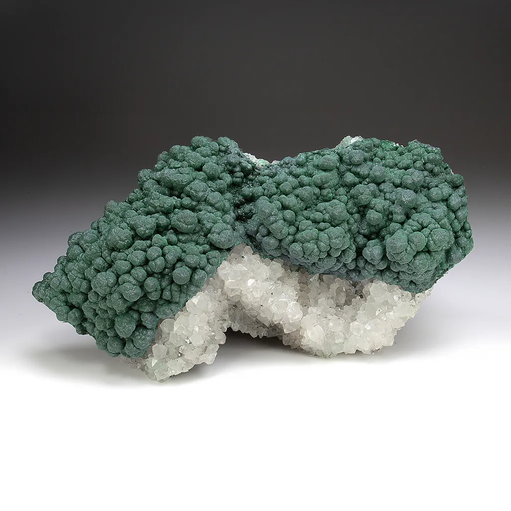 Malachite with Quartz image