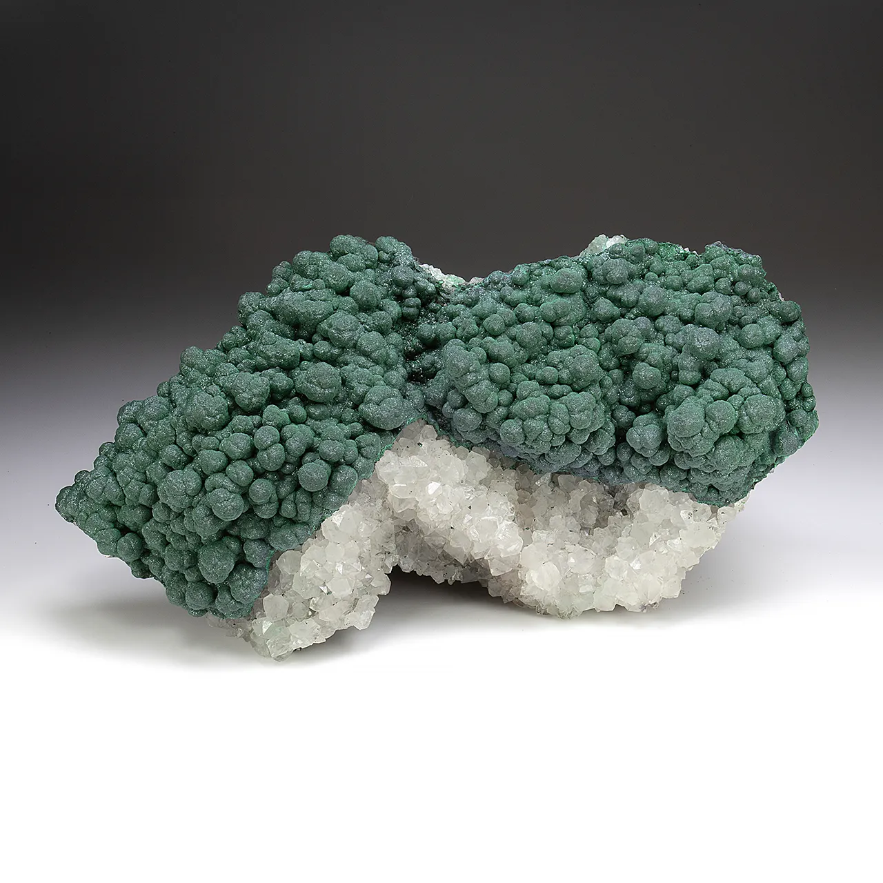 Malachite with Quartz - image 1