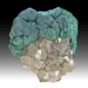 Malachite with Quartz - image 1