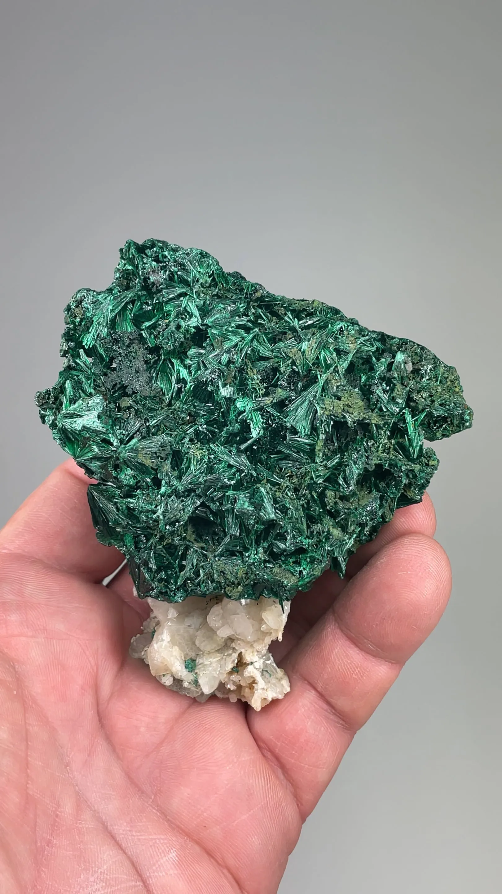 Malachite with Quartz - image 2