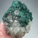Malachite with Quartz - image 2