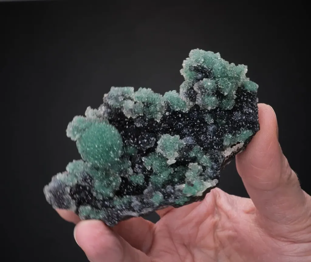 Malachite with Quartz - image 2