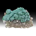 Malachite with Quartz - image 1