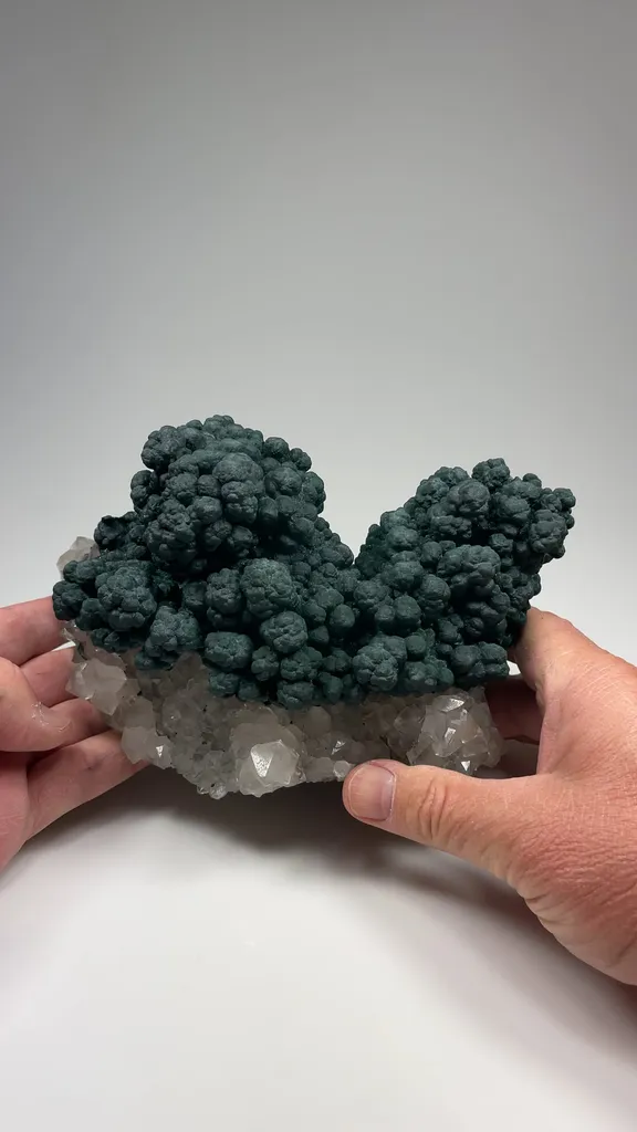 Malachite with Quartz - image 2