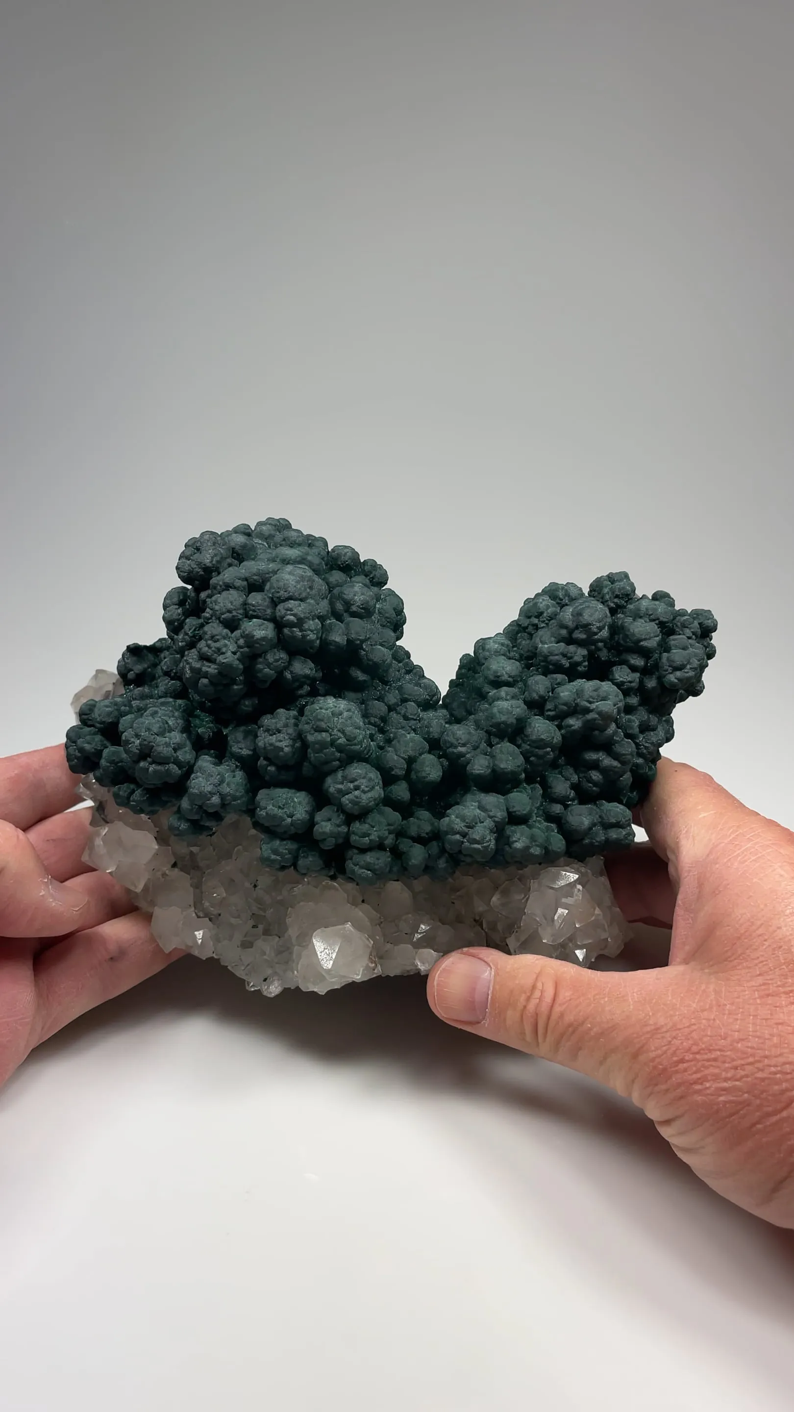 Malachite with Quartz - image 2