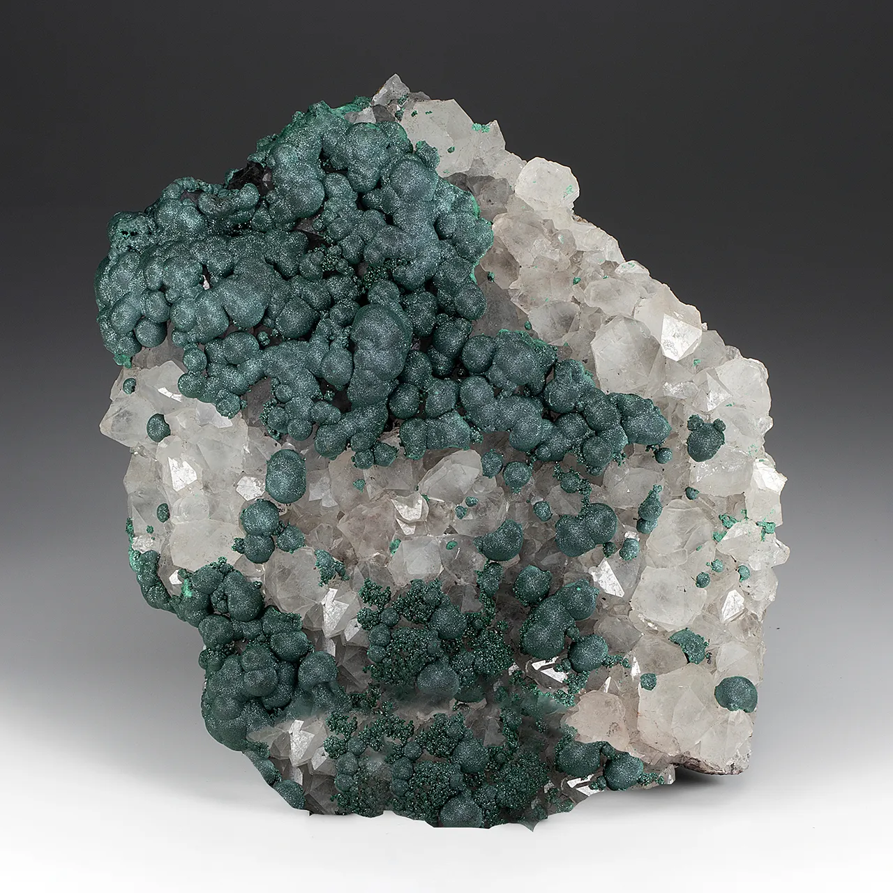 Malachite with Quartz - image 1