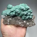 Malachite with Quartz - image 2