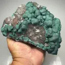 Malachite with Quartz - image 2