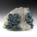 Malachite with Quartz - image 1