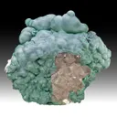 Malachite with Quartz - image 1