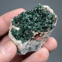 Malachite with Quartz - image 2
