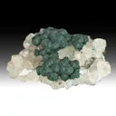 Malachite with Quartz - image 1