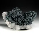 Malachite with Quartz - image 1