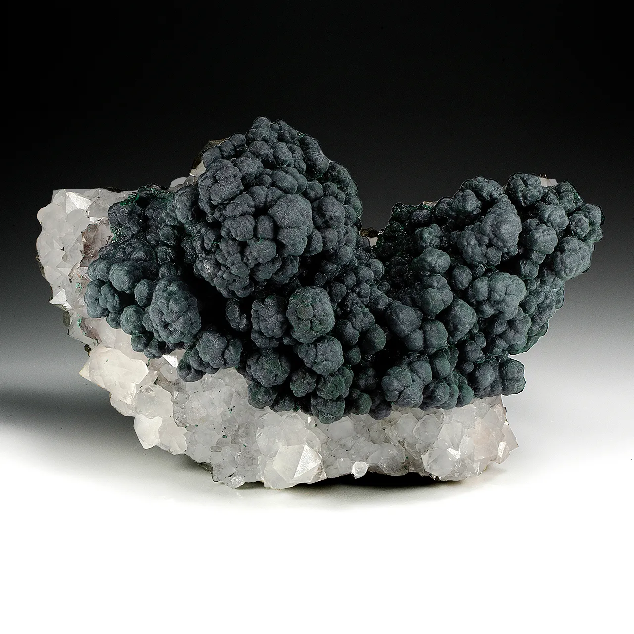 Malachite with Quartz - image 1