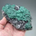 Malachite with Quartz - image 2