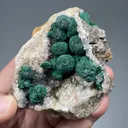 Malachite with Quartz - image 2