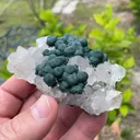 Malachite with Quartz - image 2