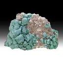 Malachite with Quartz - image 1