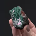 Malachite with Wulfenite and Cobaltoan Dolomite - image 2