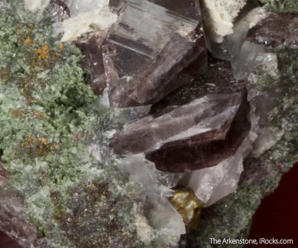 Malayaite with Ferro-Axinite and Hedenbergite - image 2